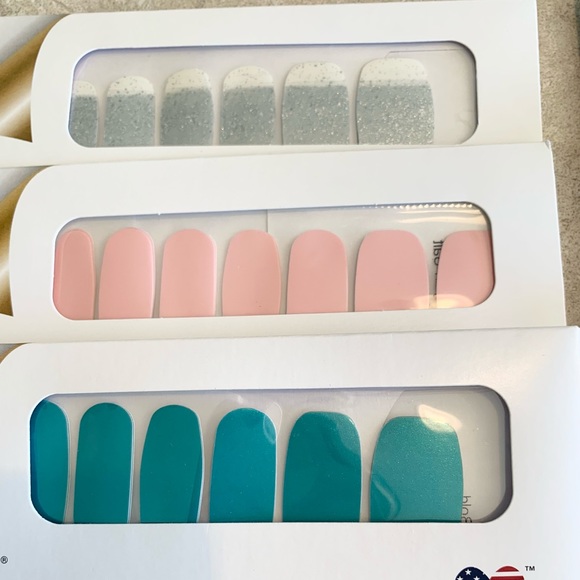 NEW SEALED Lot of 6 Color Street 100% Real Nail Polish Strips + Free Accents - Picture 2 of 7